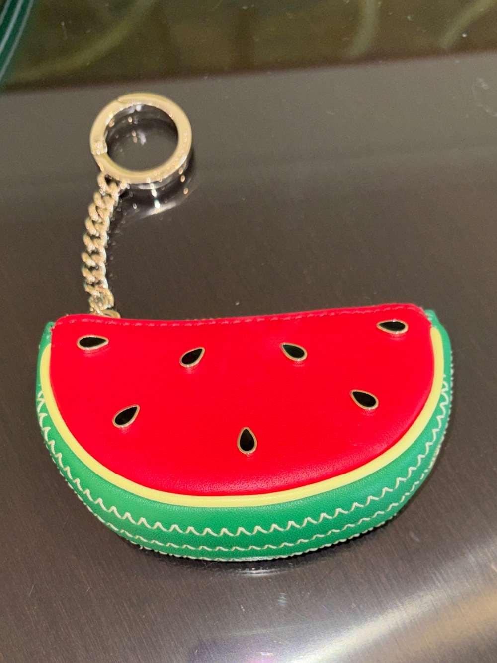 Kate Spade Watermelon Crossbody Purse with Matching Bag Charm / Coin Purse - Picture 14 of 16